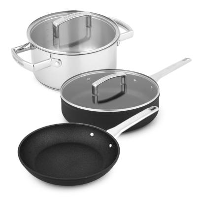 Set 5 pièces 28 cm antiadhésive aluminium SIGNATURE