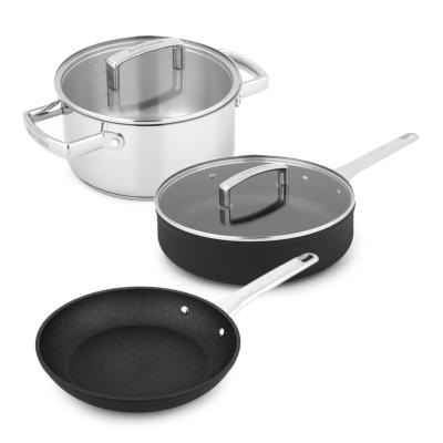 Set 5 pièces 24 cm antiadhésive aluminium SIGNATURE