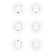 6 assiettes creuses 30 cm LIGNE
