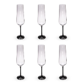Set de 6 flûtes à champagne 200 ml 