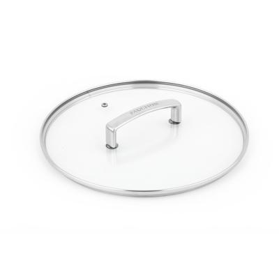 Couvercle 28 cm en verre et en aluminium SIGNATURE