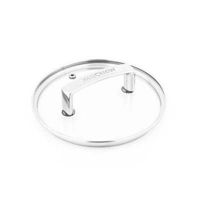 Couvercle 16 cm en verre et en aluminium SIGNATURE
